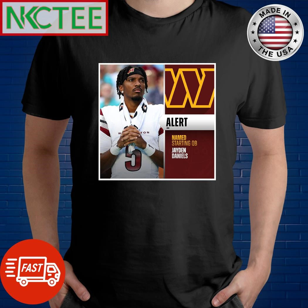 Commanders officially announce rookie Jayden Daniels as starting QB shirt