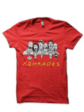Comrads Red T-Shirt Hoodie, Sweatshirt | PureTeeCo.com
