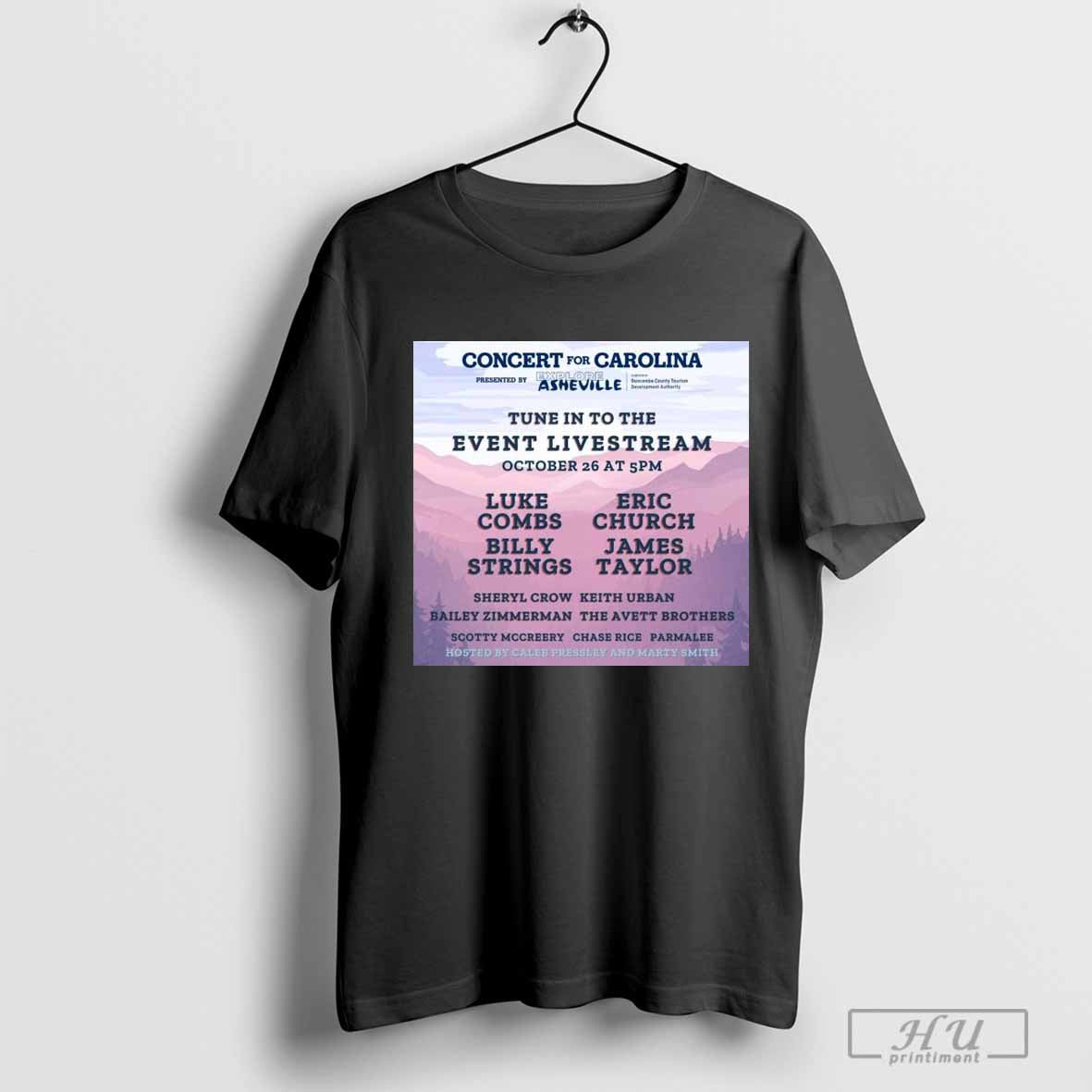 Concert For Carolina Tune In To The Event Livestream October 26 2024 Poster