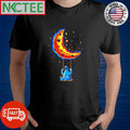 Cookie moon Blue monster sitting on a swing shirt