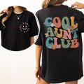 Cool Aunts Club Comfort Shirt, Cool Aunt T-Shirt, Aunt Birthday Gift, Gift for Auntie,Auntie Comfort Tee, Baby...