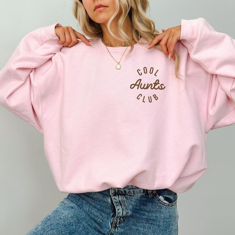 Cool Aunts Club Sweatshirt, Favorite Aunt Tops, Funny Aunt Gift