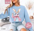 Cool Bunny Sweatshirt, Easter Crewneck, Trendy Bunny Women's Sweater, Gift for Her T-Shirts, Hoodie | PureTeeCo.com