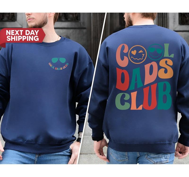 Cool Dads Club Shirt Birthday Gift For Dad Cool Dads Club Sweatshirt Funny Dad Crewneck Gift For Dad Father's Day...