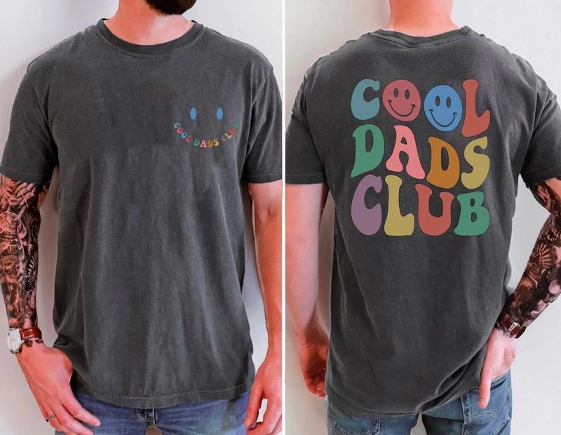 Cool Dads Club Shirt, Cool Dad T-shirt, Dad Sweatshirt, Dad Shirt, Funny Dad Crewneck, Dad Birthday Tee, Fathers Day...
