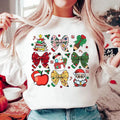 Coquette Bow Teacher Christmas Shirt Coquette Christmas Teacher Shirt Teacher Pencil Shirt Teacher Christmas Gift Teacher...