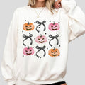 Coquette Halloween Sweatshirt, Cute Halloween Shirts, Black Bow Sweatshirts, Shirt For Women, Spooky Season T-shirt, Fall...