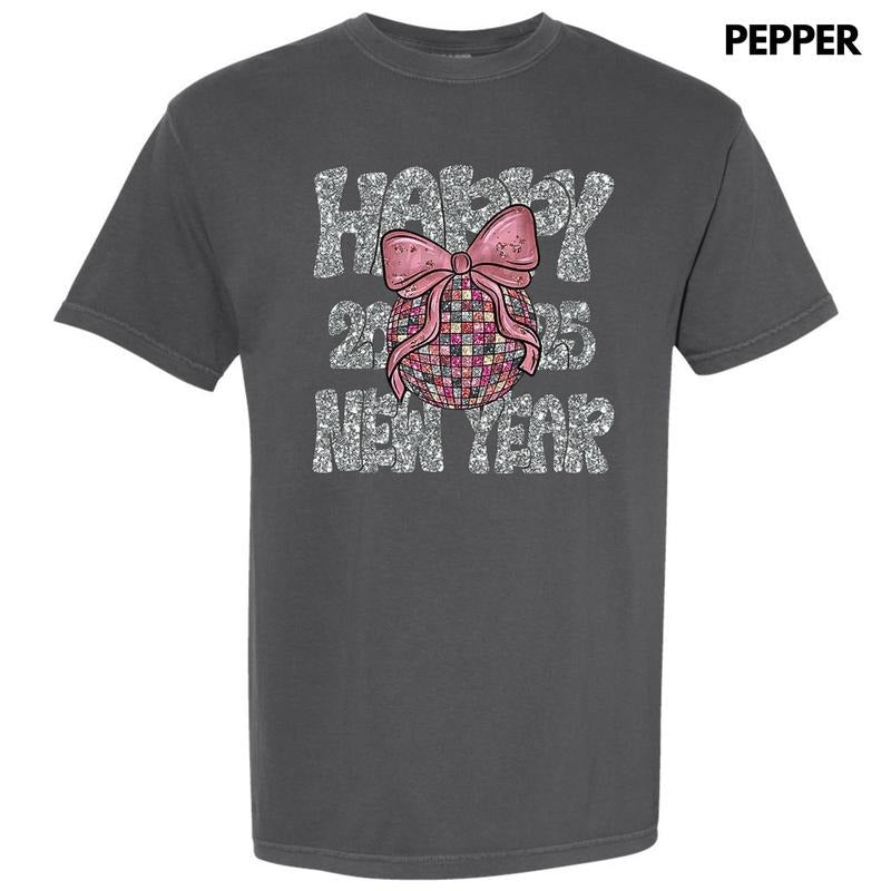 Coquette Happy New Year Comfort Colors T-Shirt Hoodie, Sweatshirt | PureTeeCo.com