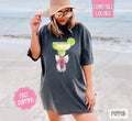 Coquette Margarita Comfort Colors Shirt, Cute Cocktail Tshirt, Margarita Bow Tee Hoodie, Sweatshirt | PureTeeCo.com