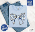 Coquette Nurse Bow Shirt Gildan, RN Tee, Gift for Nurse, Trendy Women's Tshirt Plus Sizes Hoodie, Sweatshirt | PureTeeCo.com