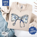 Coquette Nurse Bow Sweatshirt, RN Crewneck, Gift for Nurse T-Shirts, Hoodie | PureTeeCo.com