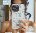 Coquette Pink & Blue Bow Phone Case Mag Safe Compatible Magnetic Tough Cases T-Shirts, Hoodie, Sweatshirt | PureTeeCo.com