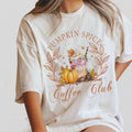 Coquette Pumpkin Spice Shirt, Coquette Bow Pumpkin Latte Shirt, Coffee Lovers Shirt for Her, Comfort Shirt for Mom,...