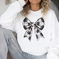 Coquette Soccer Women's Sweatshirt Comfy Soccer Bow Sweatshirt Soccer Mom T-Shirts, Hoodie | PureTeeCo.com