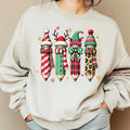 Coquette Teacher Christmas Shirt, Pencil Christmas Sweatshirt, Coquette Christmas Shirt, Merry Teacher, Teacher...
