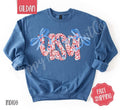 Coquette USA Sweatshirt, Cute American Sweater, Girly Fourth Of July Crewneck T-Shirts, Hoodie | PureTeeCo.com