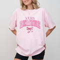 Coquette Very Demure Comfort Colors Shirt, Funny Trending Demure Unhinged Tees, Demure Tee, Coquette Bow Women Oversized...