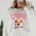 Corgi Mom Club Sweatshirt ~ Sweatshirt Unisex Apparel Relaxed Fit Printed in the USA Clothing Womenswear Casual and...