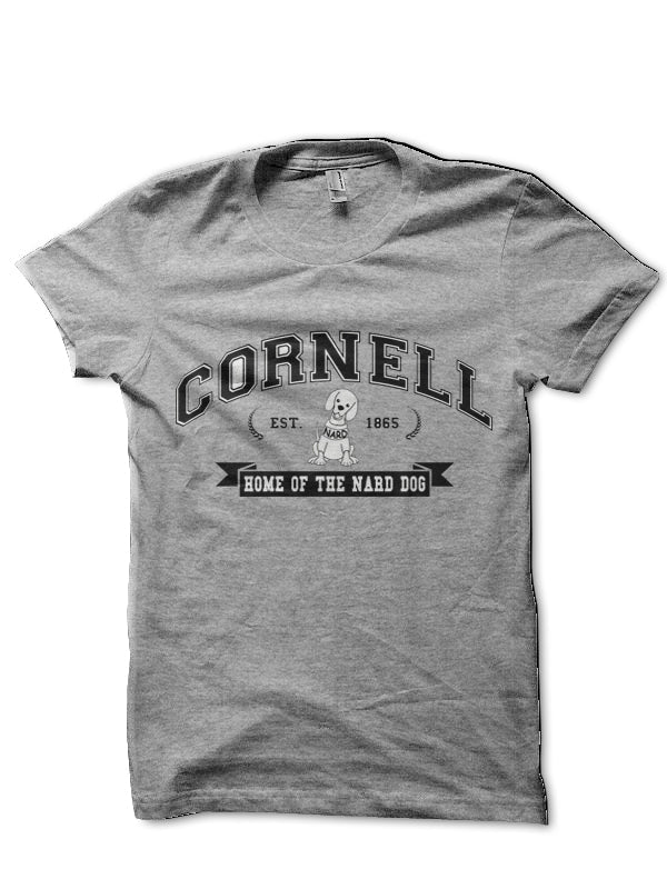 Cornell Half Sleeve T-Shirt Hoodie, Sweatshirt | PureTeeCo.com