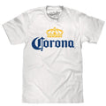 Corona Logo T-Shirt - White graphic tee Hoodie, Sweatshirt | PureTeeCo.com