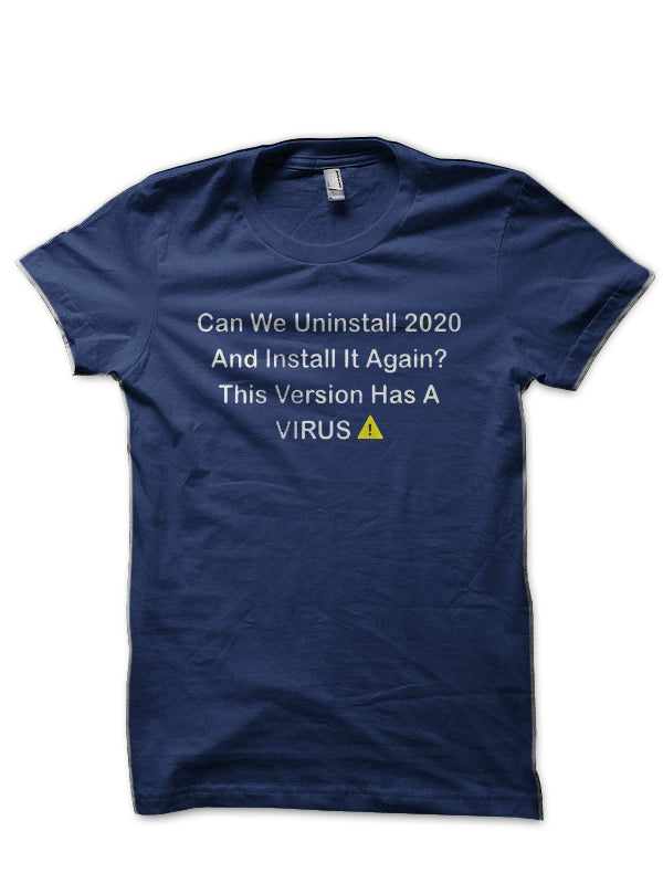 Coronavirus Navy Blue T-Shirt Hoodie, Sweatshirt | PureTeeCo.com
