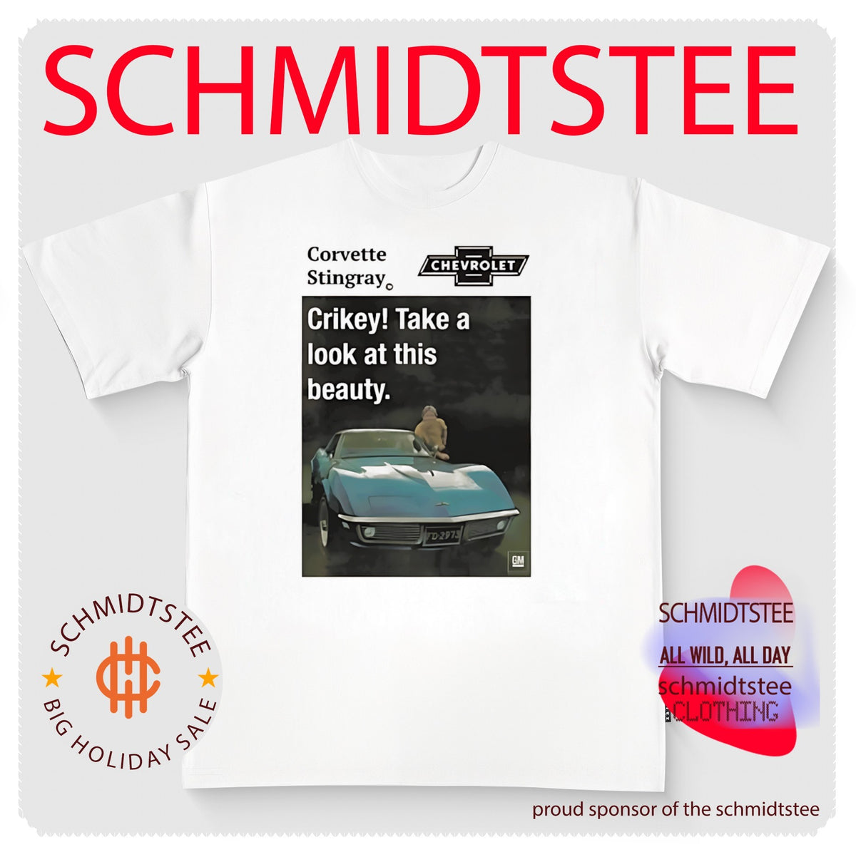Corvette Stingray Chevrolet Crikey take a look at this beauty shirt