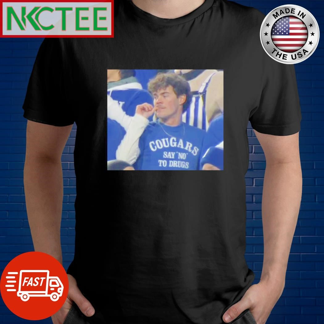 Cougars say no to drugs photo shirt