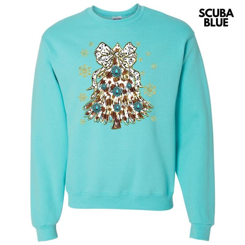 Country Christmas Tree Sweatshirt 'NLB' T-Shirts, Hoodie | PureTeeCo.com