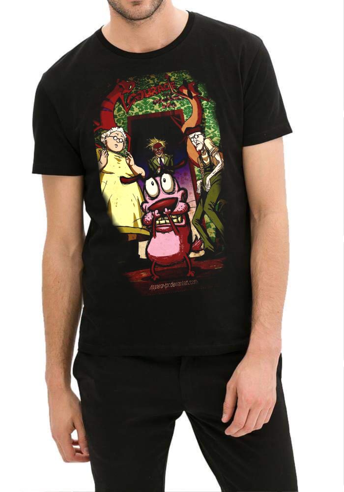 Courage The Cowardly Dog T-Shirt Hoodie, Sweatshirt | PureTeeCo.com