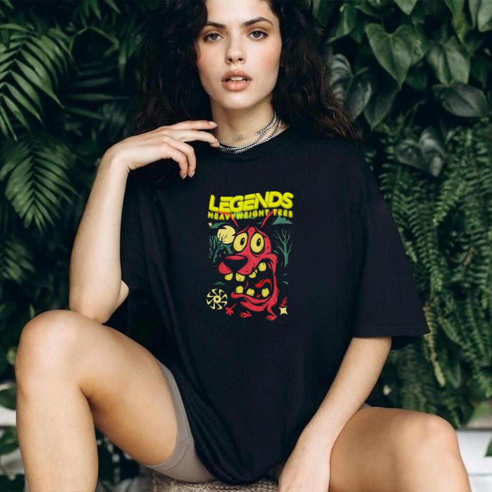 Courage the Cowardly Dog Legends Heavyweight Tees shirt