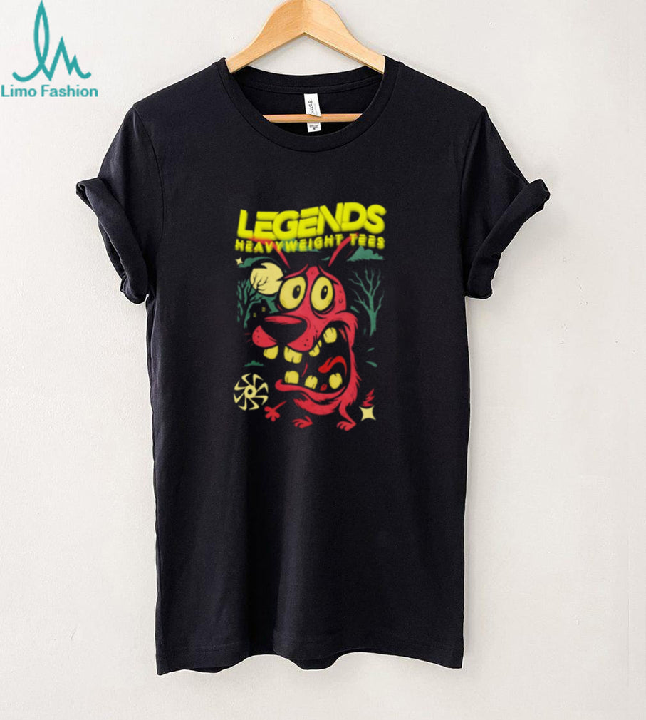 Courage the Cowardly Dog Legends Heavyweight Tees shirt