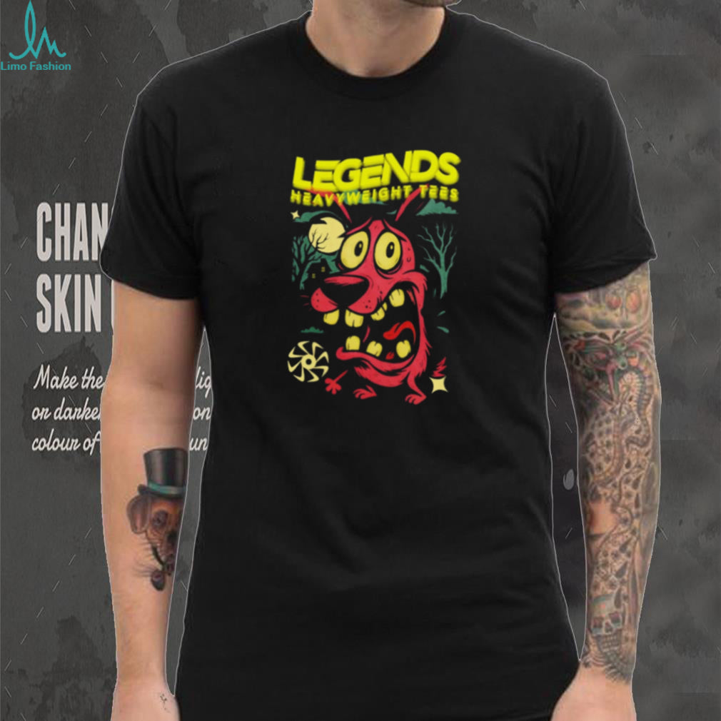 Courage the Cowardly Dog Legends Heavyweight Tees shirt
