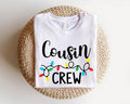 Cousin Crew Christmas Shirt, Christmas Lights T-Shirt, Family Matching Xmas Party Tee, Winter Holiday Gathering, Cousin...
