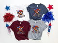 Cow Merica Shirt, America Cow Shirt, American Farm Shirt, American Flag Cow, 4th of July Shirt, Independence Day Tee,...