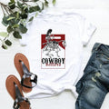 Cowboy Killer Graphic Tee, skeleton , marlboro  Rodeo sweater and Hoodie cotton Sweatshirt | PureTeeCo.com