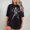 Cowboy Raccoon Tshirt - Retro Raccoon T-Shirt, Funny Western T Shirt, Wild West Graphic Tee, Trash Panda Shirt, Raccoon...