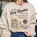 Cozy Girl Book Club T-Shirt, Coffee And Book Lover Sweatshirt, Fall Book Club Hoodie, Cozy Reader Tee | PureTeeCo.com