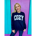 Cozy Navy Sweatshirt T-Shirts, Hoodie | PureTeeCo.com