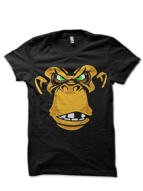 Crazy Monkey Black T-Shirt Hoodie, Sweatshirt | PureTeeCo.com