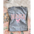 Cream checkered coquette mama T shirt  | Granite comfort colors t shirt Hoodie, Sweatshirt | PureTeeCo.com
