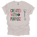 Created With A Purpose Christian T Shirt Hoodie, Sweatshirt | PureTeeCo.com