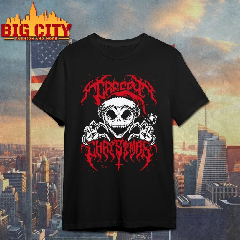 Creepy Christmas Skeleton Spooky shirt