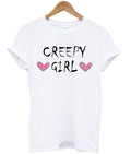 Creepy Girl Hearts T-shirt Hoodie, Sweatshirt | PureTeeCo.com