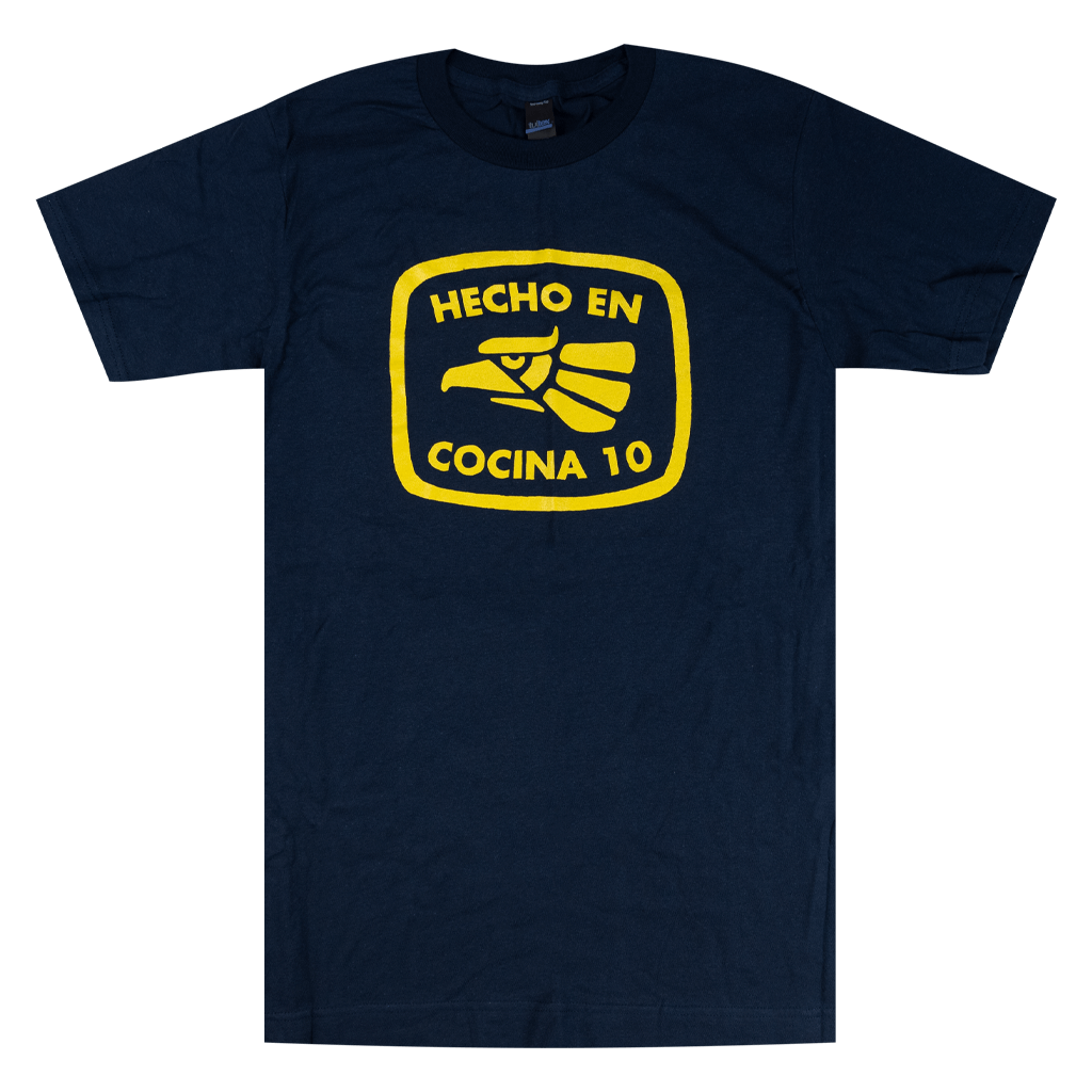 Hecho En Cocina 10 Navy T-Shirt Hoodie, Sweatshirt | PureTeeCo.com (Image 1)
