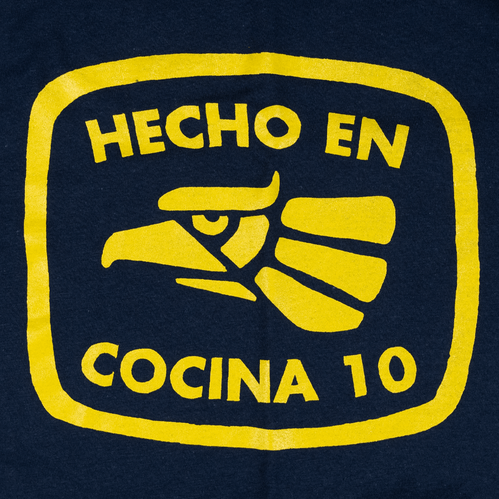 Hecho En Cocina 10 Navy T-Shirt Hoodie, Sweatshirt | PureTeeCo.com (Image 2)