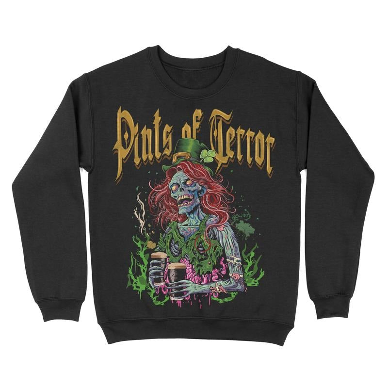 Crewneck Sweatshirt - Pints of Terror T-Shirts, Hoodie | PureTeeCo.com