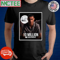 Cristiano Ronaldo’s channel becomes the fastest to ever hit 10 million subscribers YouTube Diamond Play Button shirt