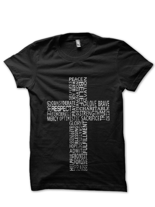 Cross T-Shirt Hoodie, Sweatshirt | PureTeeCo.com