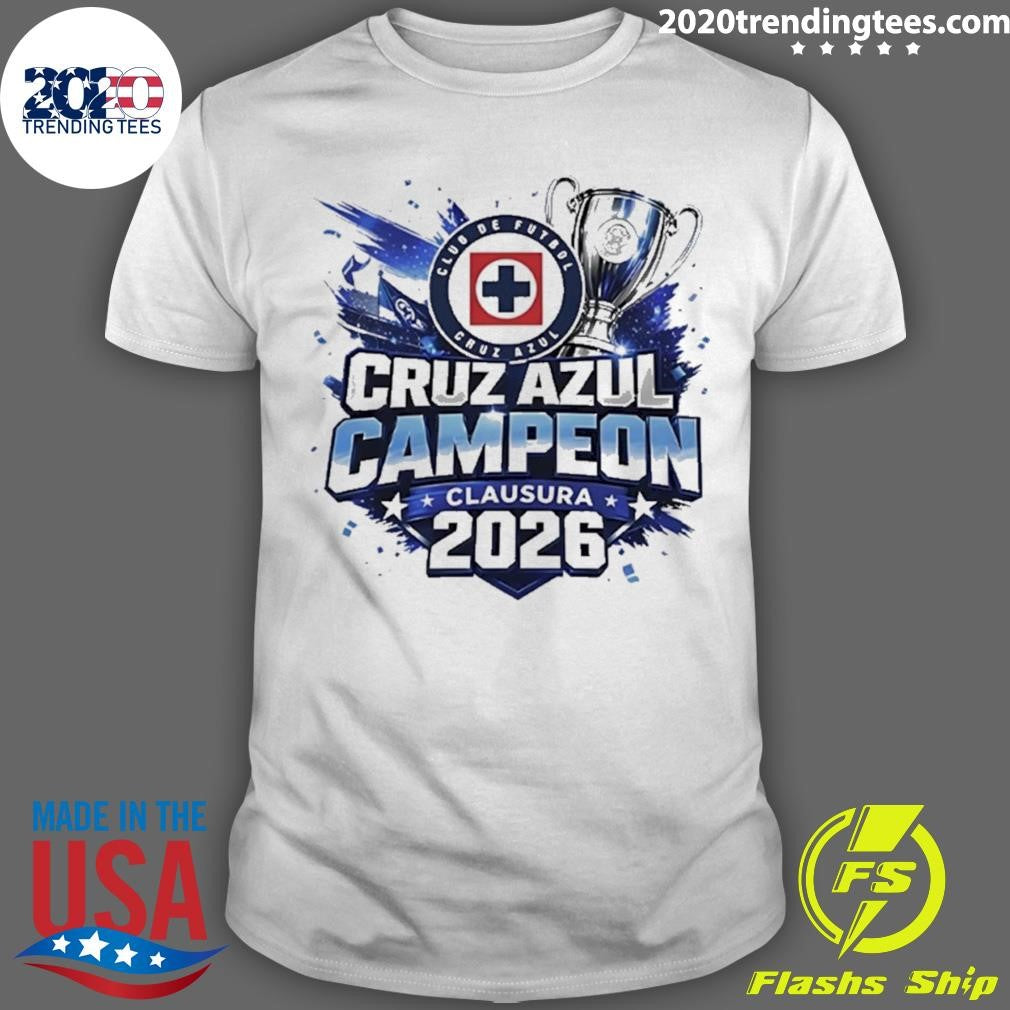 Cruz Azul Campeon Clausura 2026 Trophy Shirt