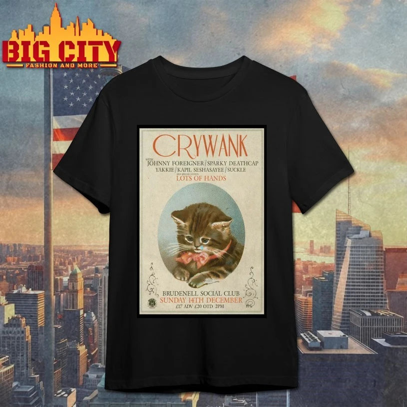 Crywank 12.14.2025 Leeds UK Poster shirt
